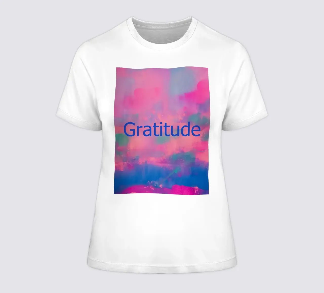 Gratitude' Lebendiger abstrakter Druck Frauen T-Shirt von FABOArt