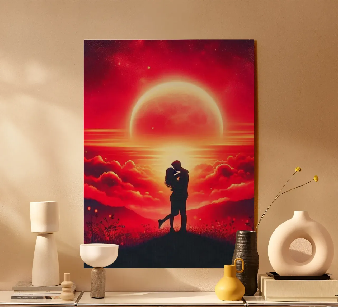 "Amore sotto un cielo di fuoco" plexiglass da ZARAH