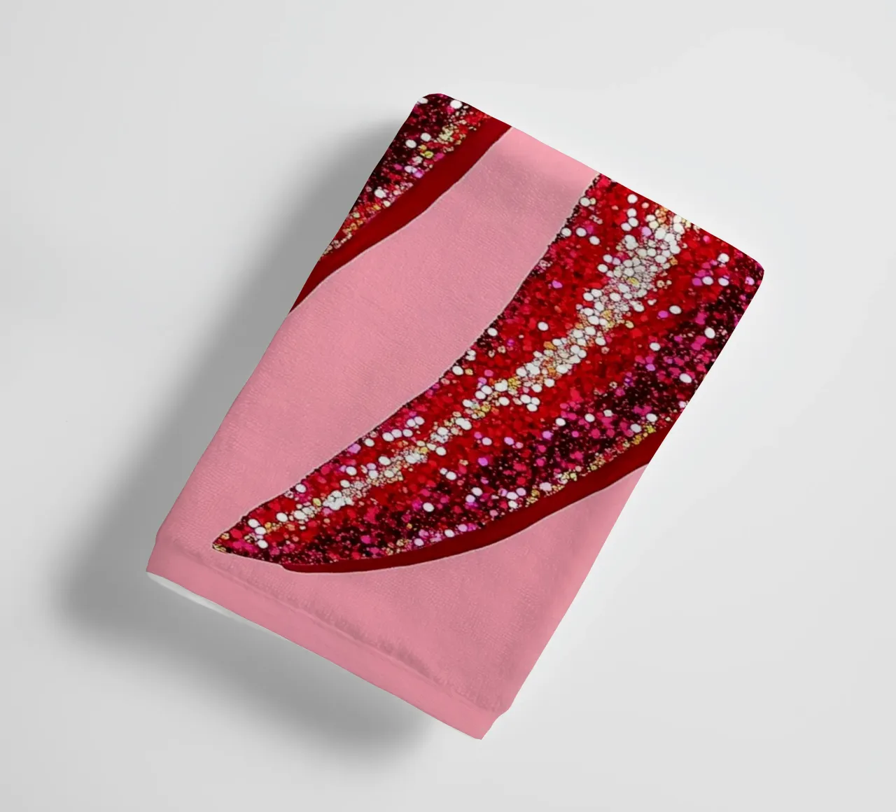 red chilli peppers with glitter towel by Carinaprint