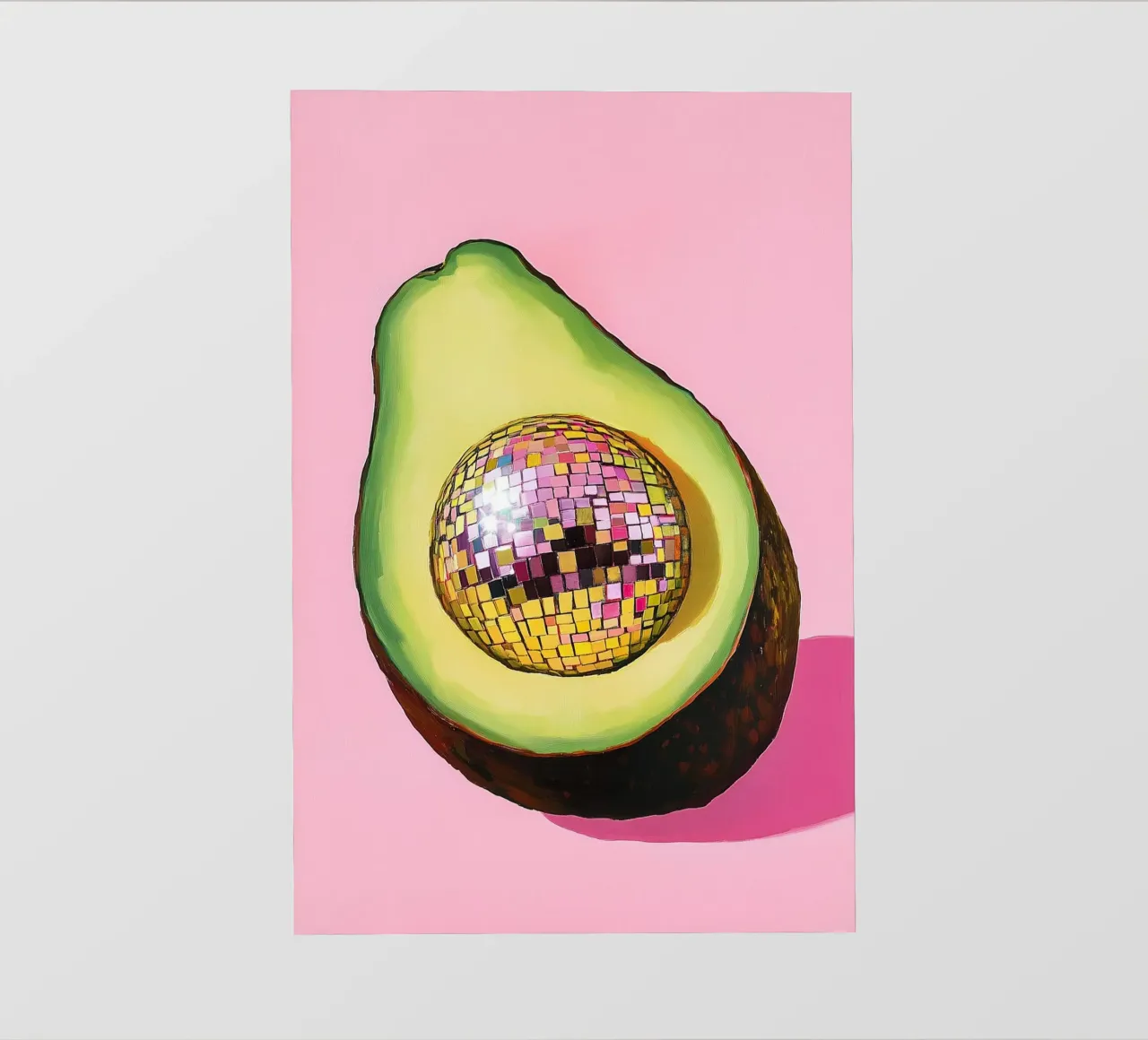 Discokugel mit Avocado PVC Plane von Carinaprint