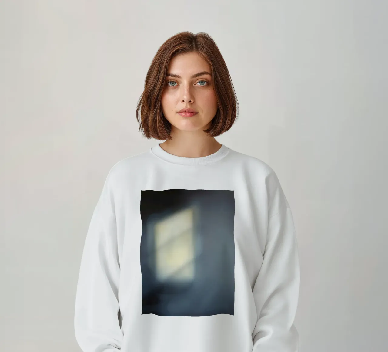 Soft light filters through a window, creating a hazy ambianc sweatshirt by DesignDoodle