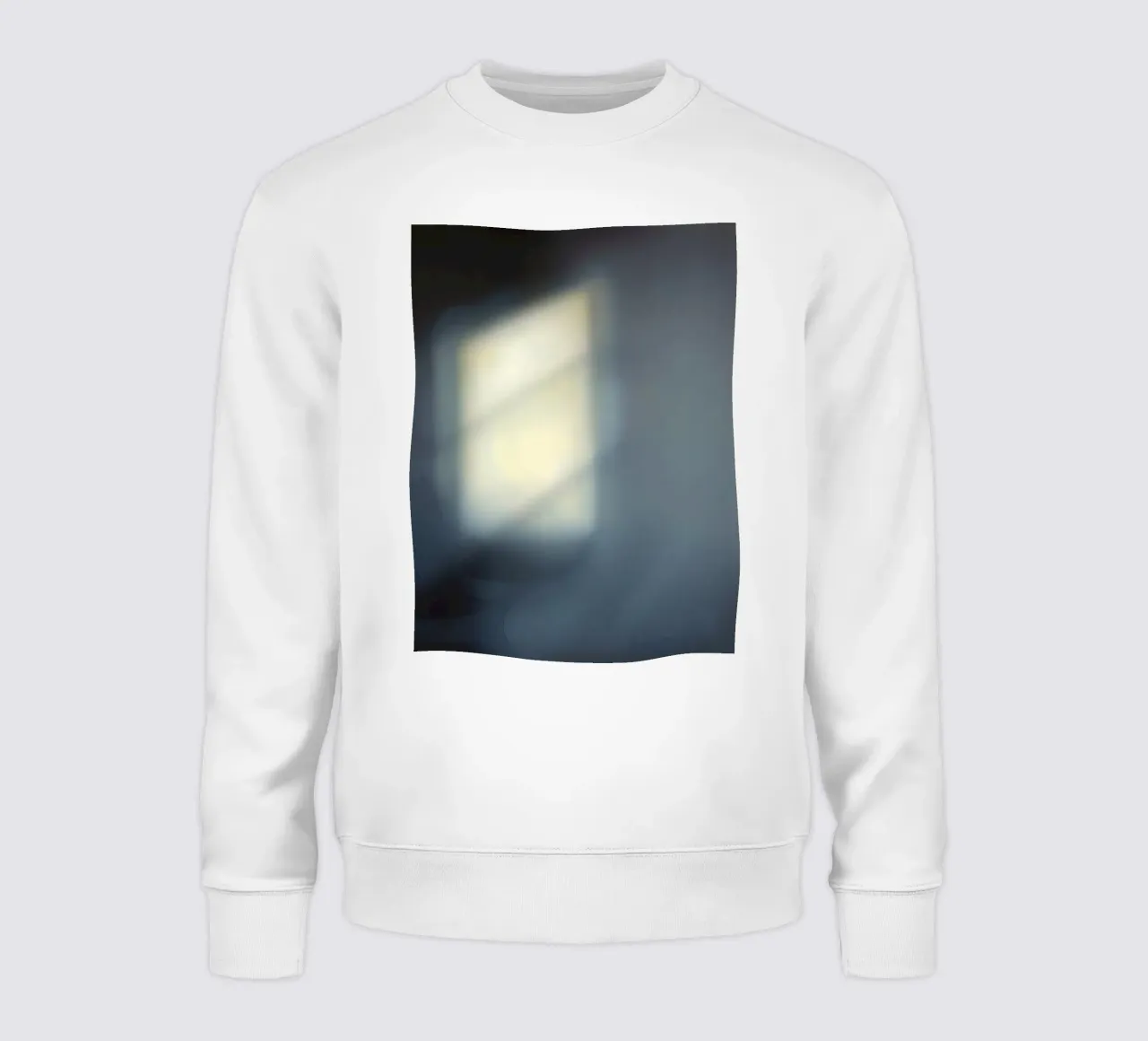 Soft light filters through a window, creating a hazy ambianc sweatshirt by DesignDoodle