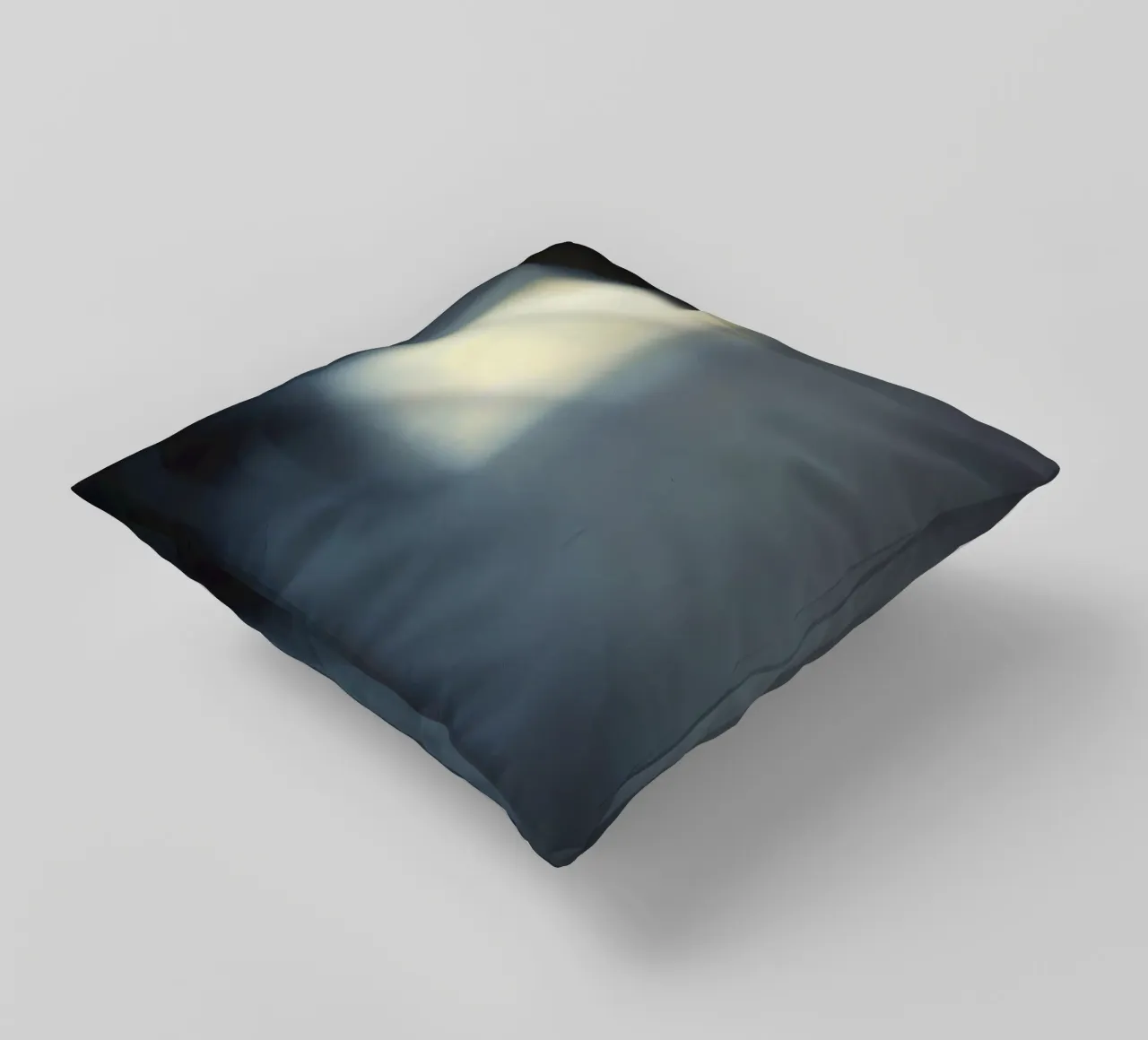 Une lumière douce filtre à travers une fenêtre, créant une ambiance brumeuse. coussin de DesignDoodle