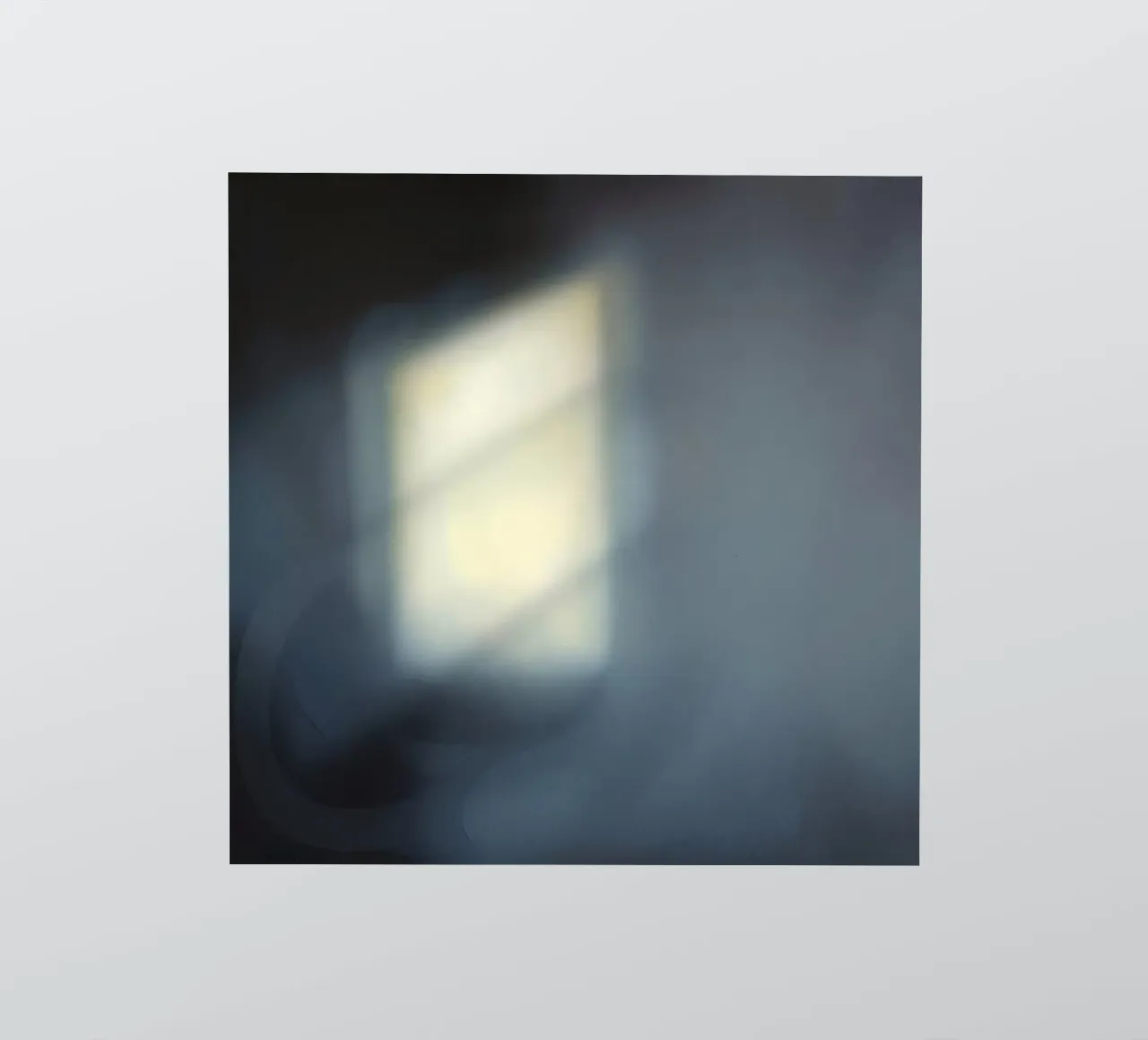 Soft light filters through a window, creating a hazy ambianc sticker by DesignDoodle