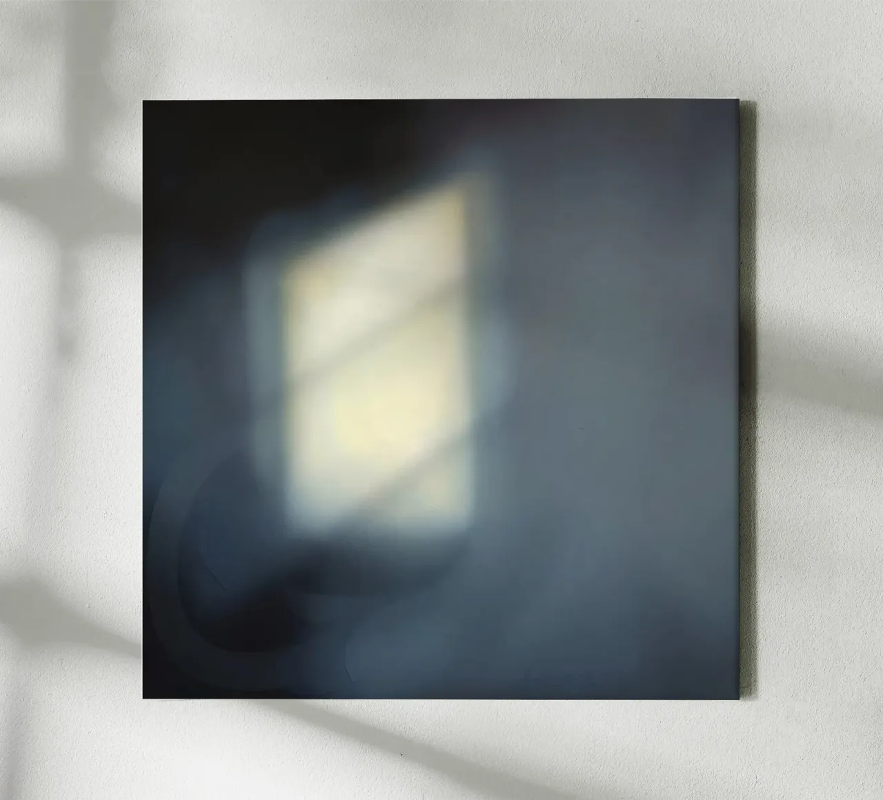 Soft light filters through a window, creating a hazy ambianc canvas by DesignDoodle