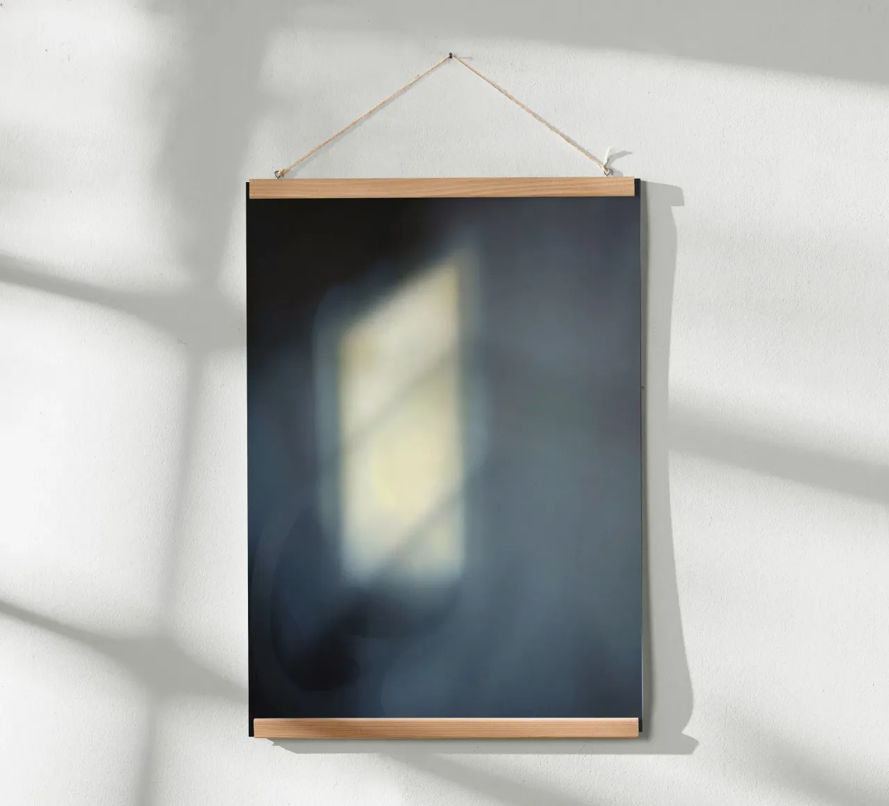 Soft light filters through a window, creating a hazy ambianc hahnemühle by DesignDoodle