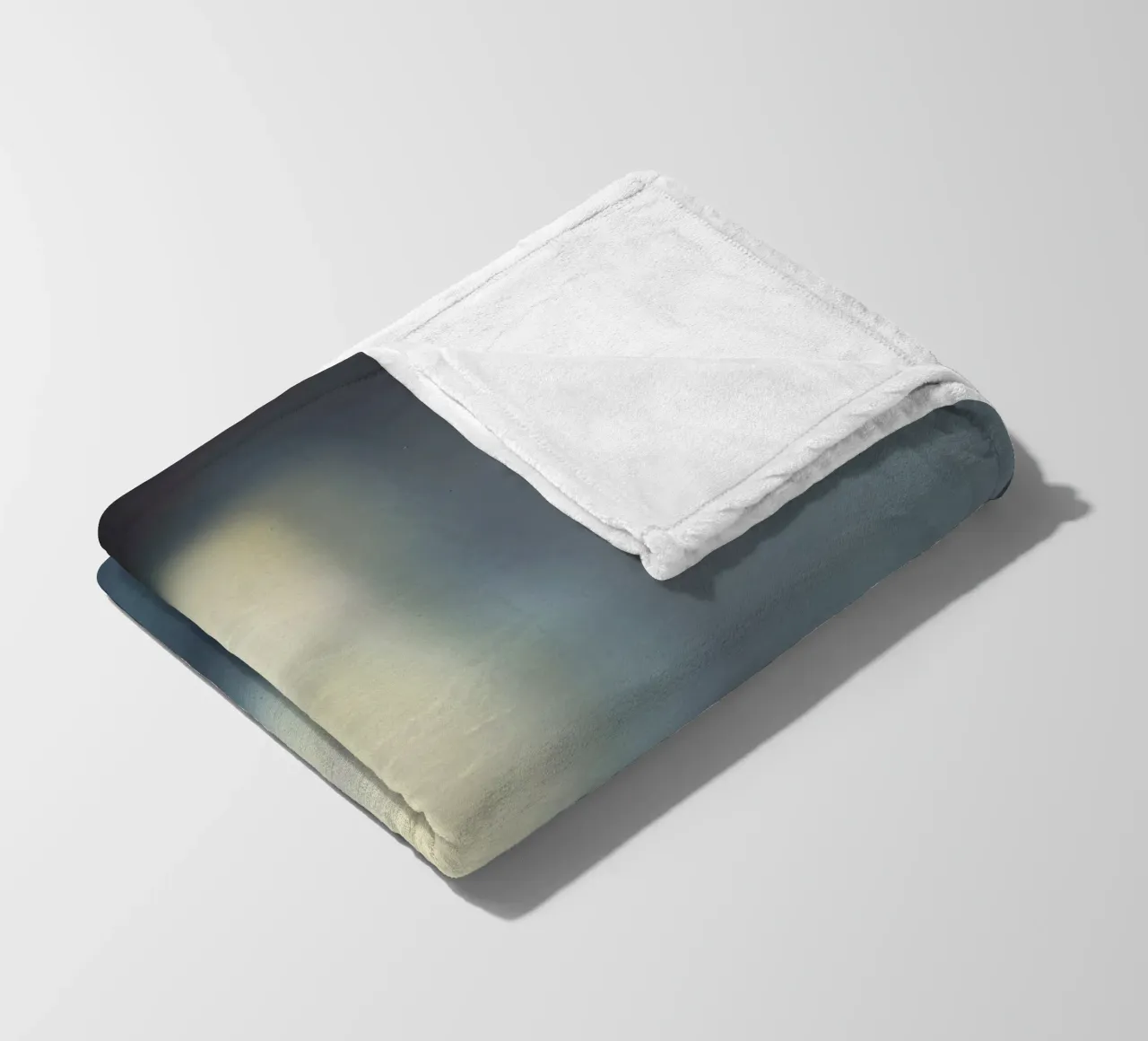 Soft light filters through a window, creating a hazy ambianc fleece blanket by DesignDoodle