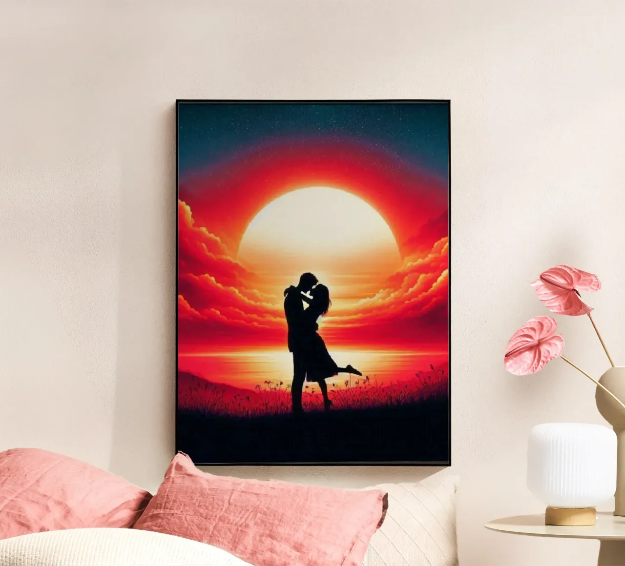 Amore sotto un cielo di fuoco plexiglass da ZARAH