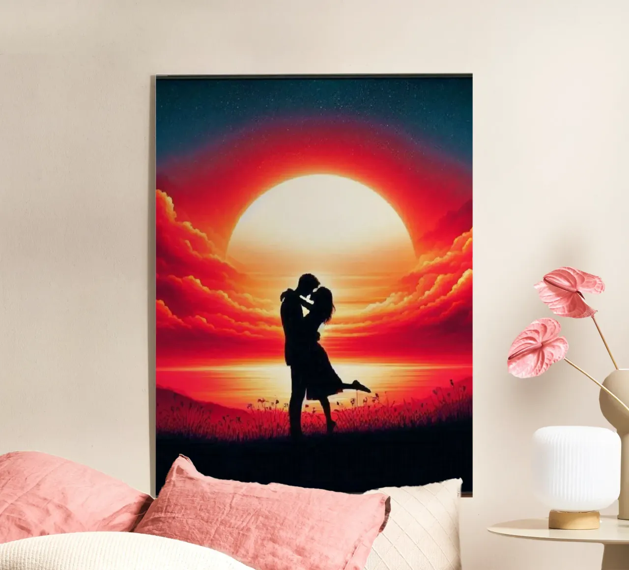 Amore sotto un cielo di fuoco plexiglass da ZARAH