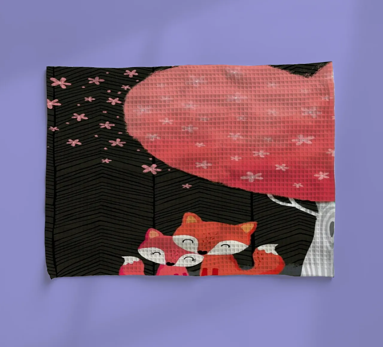 Foxes with Blossom canovaccio da cucina da DinoMike