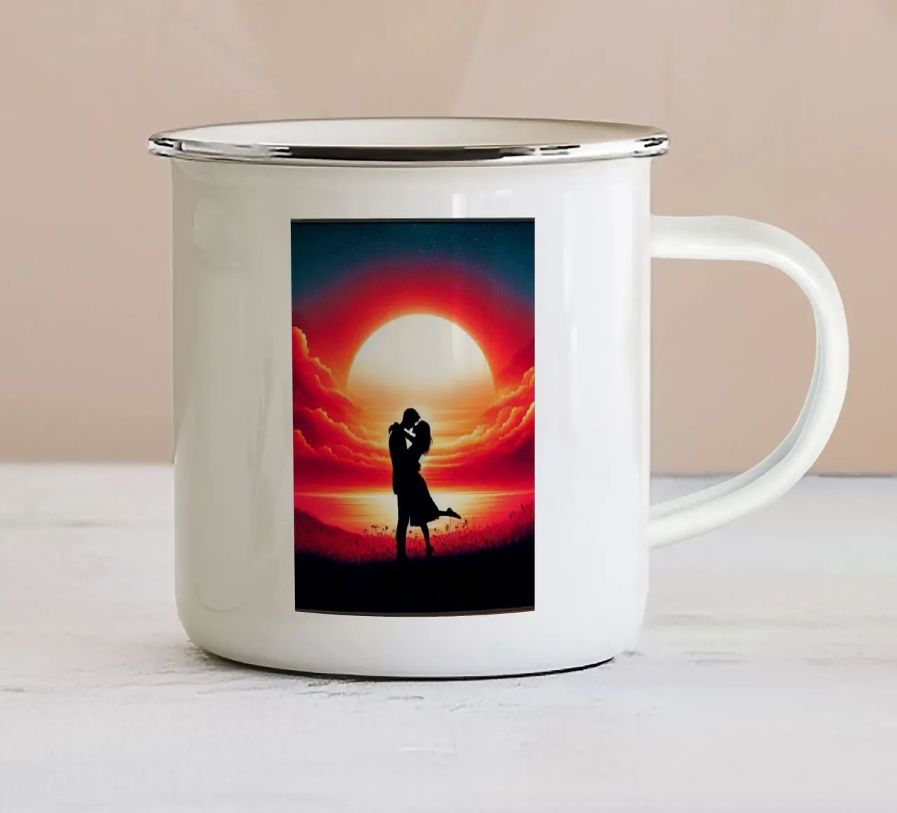 sussurro del tramonto tazza in smalto da ZARAH