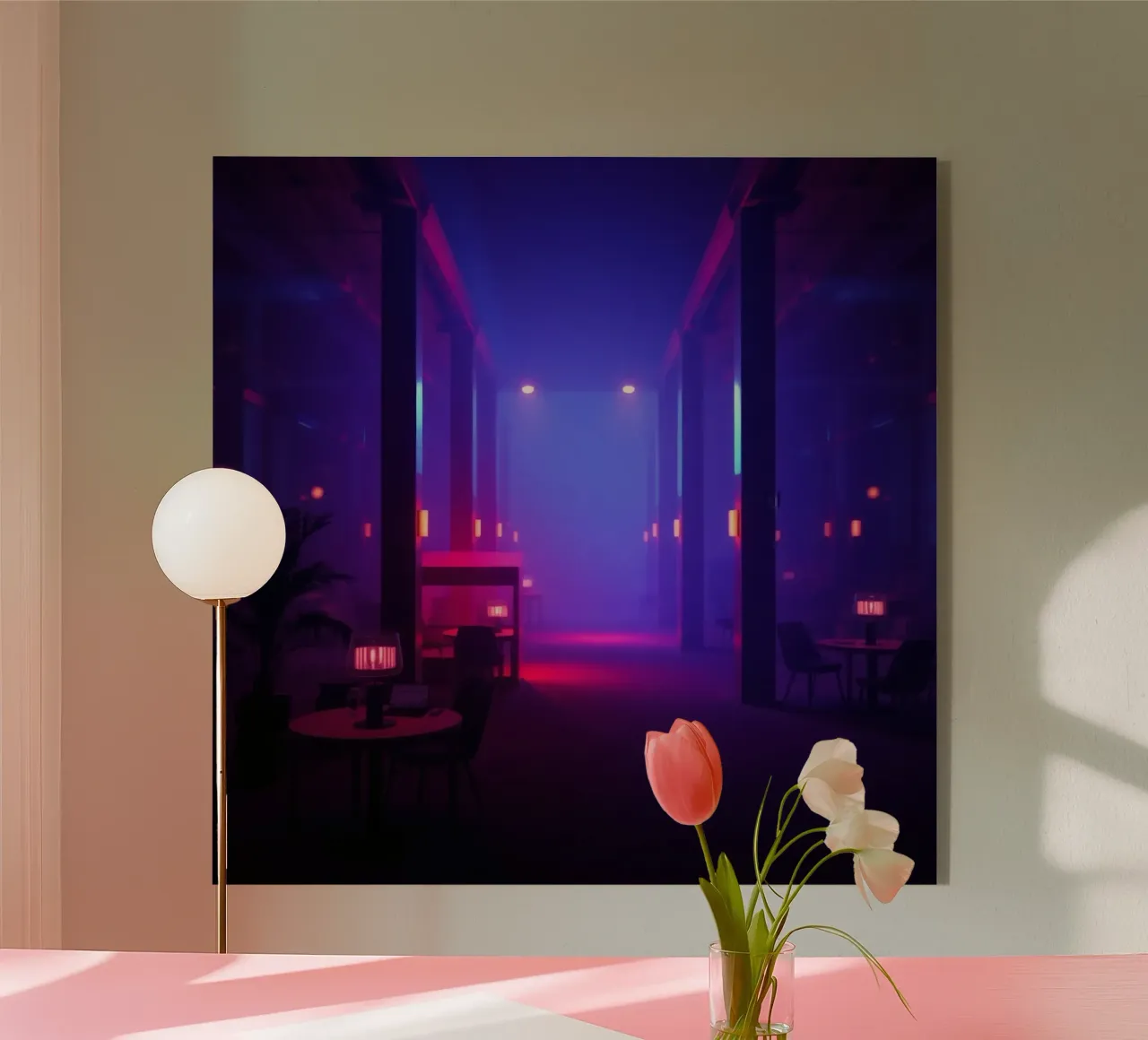 Luogo unico e suggestivo con illuminazione colorata plexiglass da DesignDoodle