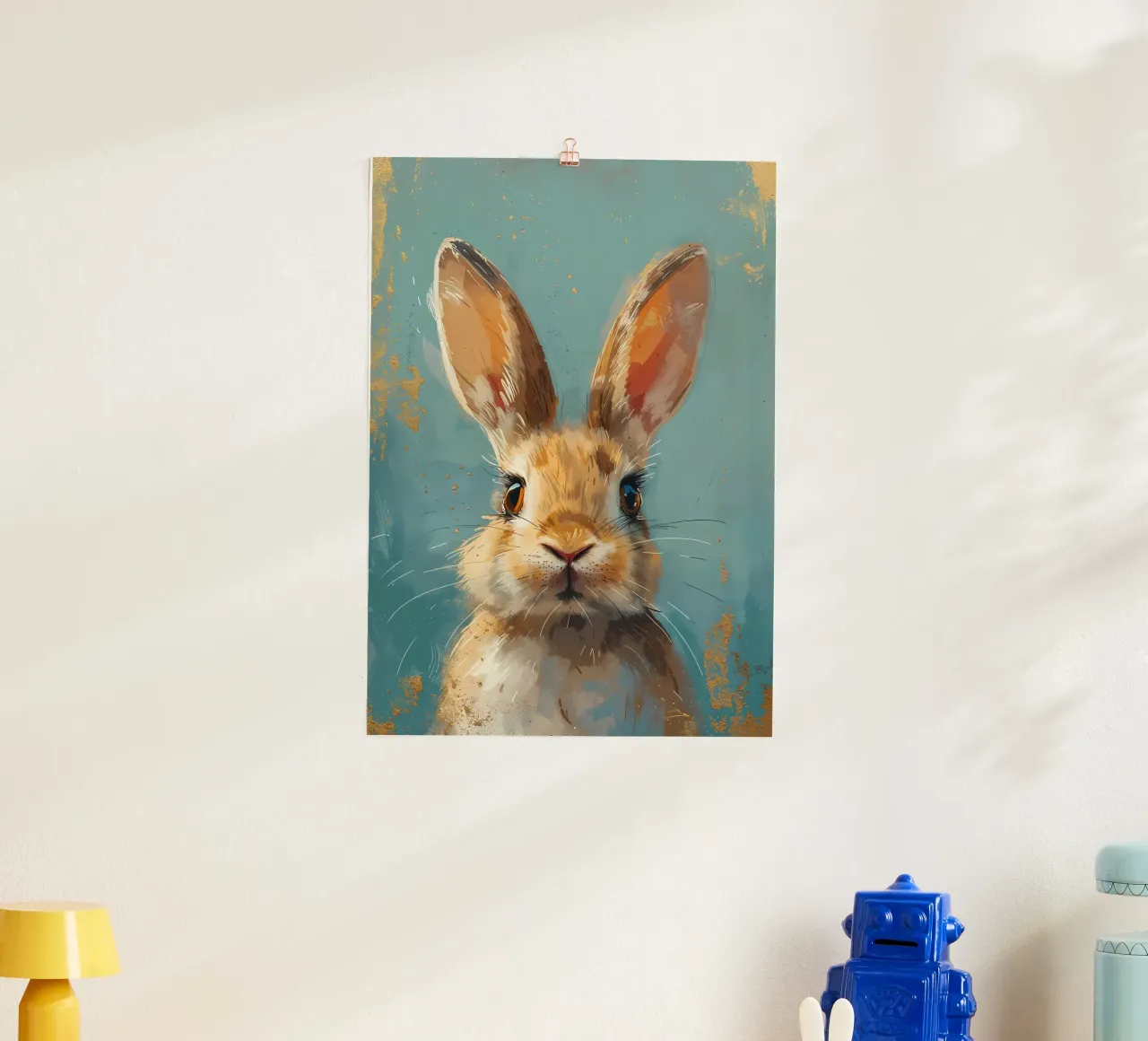 Sguardo sereno del coniglio poster da Manh beo