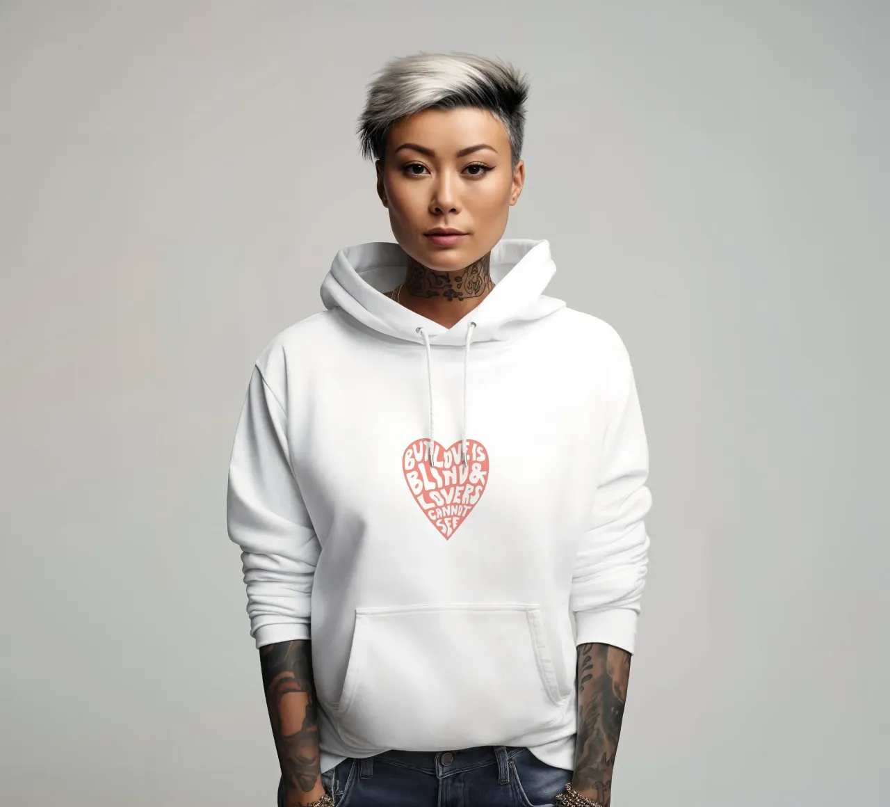 Cuore e anima felpa con cappuccio da Studio Mooodz