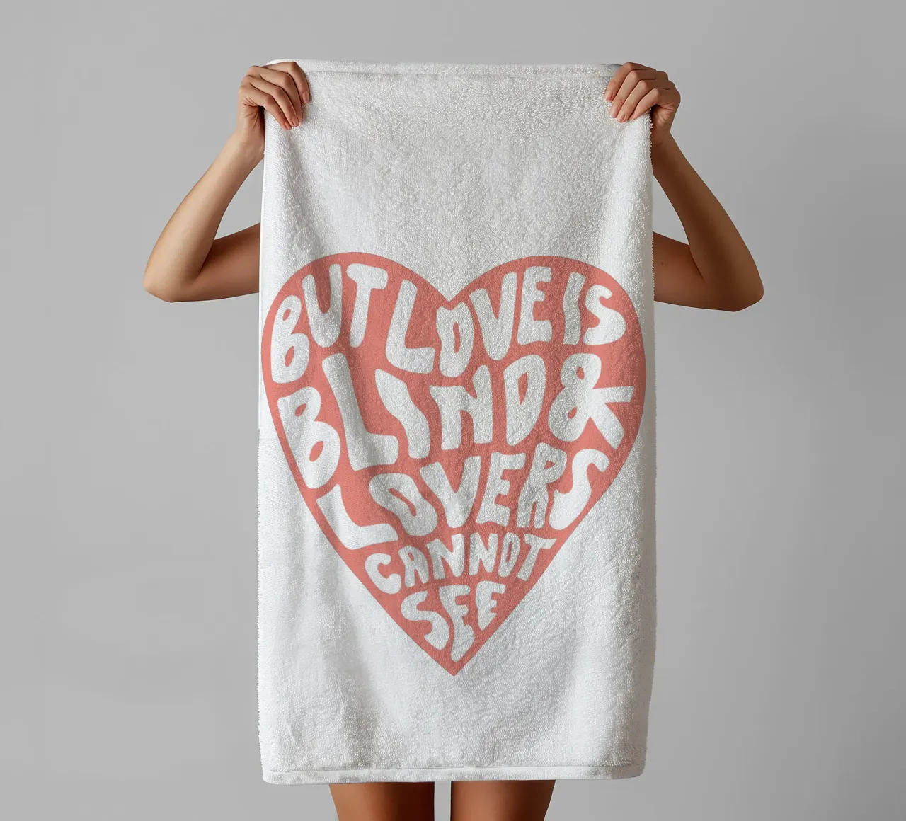 Cuore e anima asciugamano da bagno da Studio Mooodz