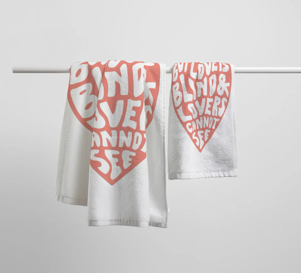 Cuore e anima asciugamano da bagno da Studio Mooodz