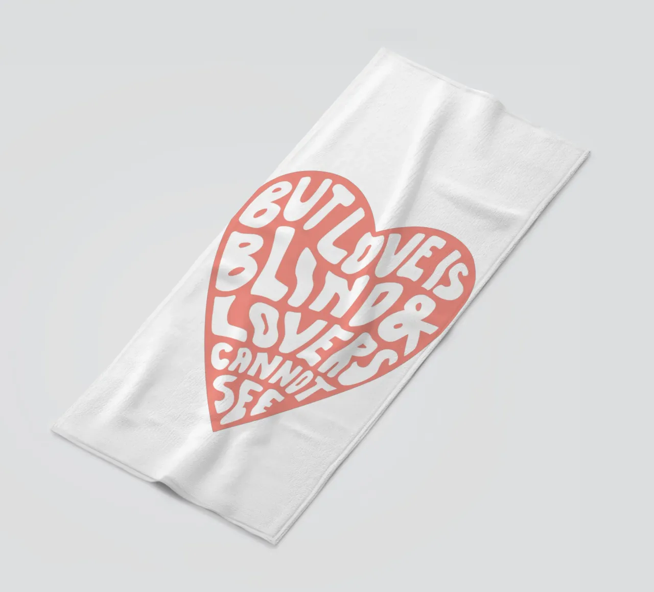 Cuore e anima telo mare da Studio Mooodz