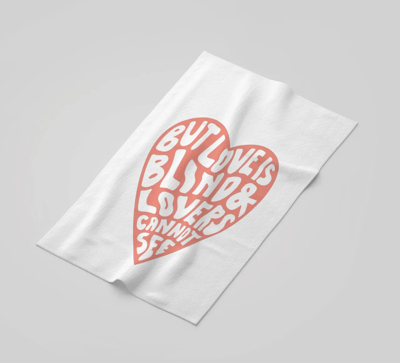 Cuore e anima telo mare da Studio Mooodz