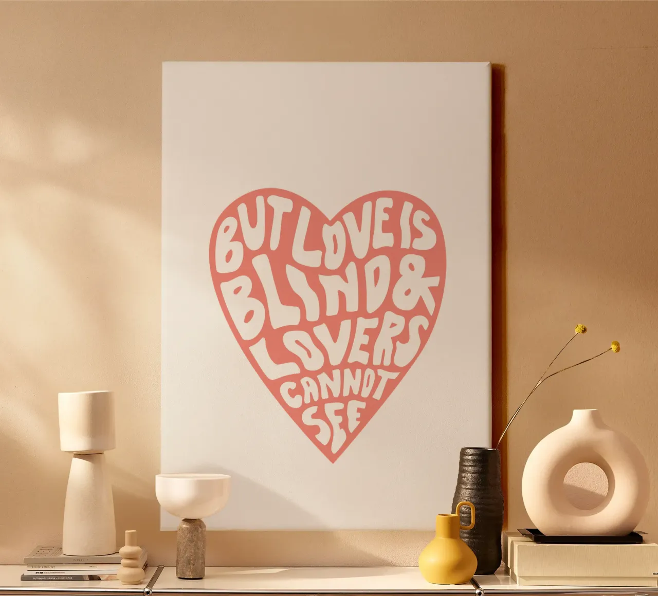 Cuore e anima tela da Studio Mooodz