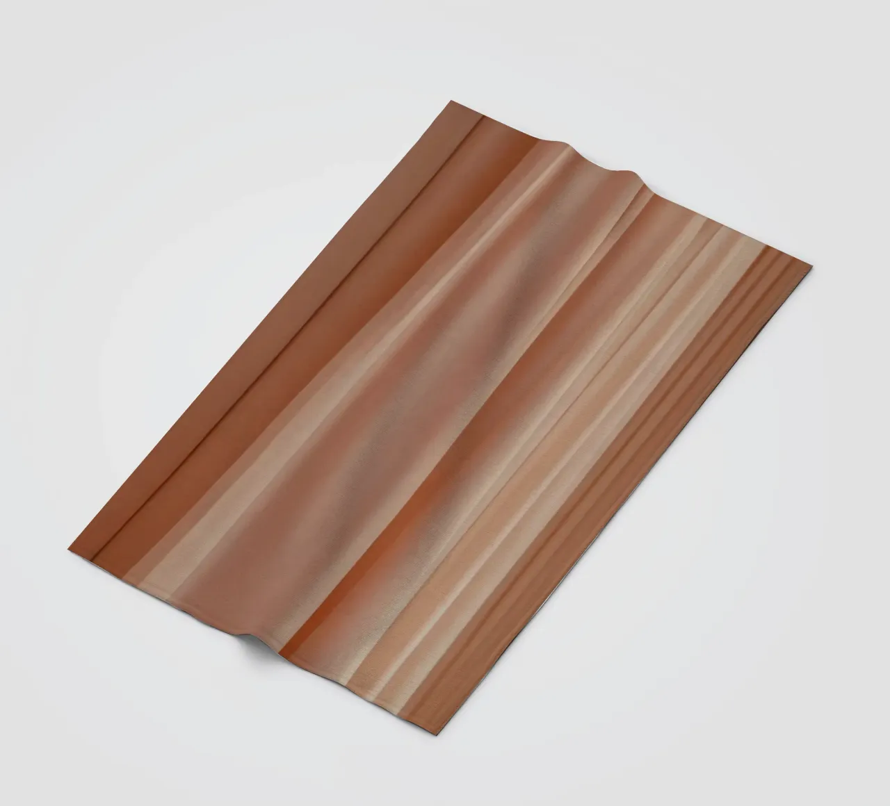Weicher pfirsichfarbener Stoff, der bei natürlichem Licht elegant fällt Fleecedecke von DesignDoodle