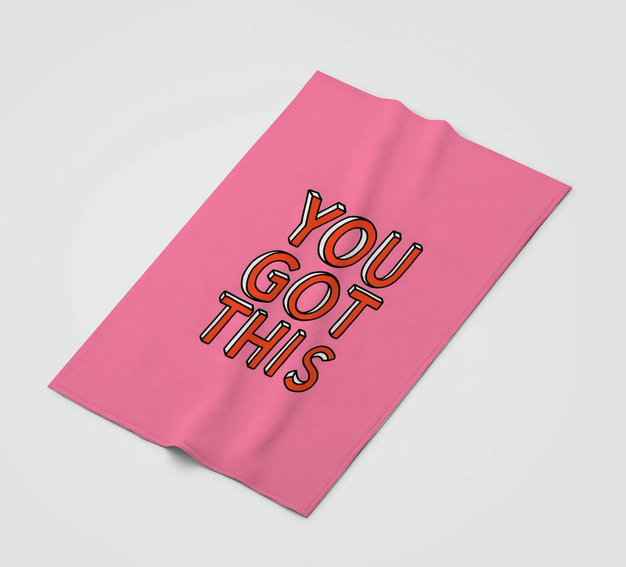 Mutmacher Fleecedecke von Studio Mooodz