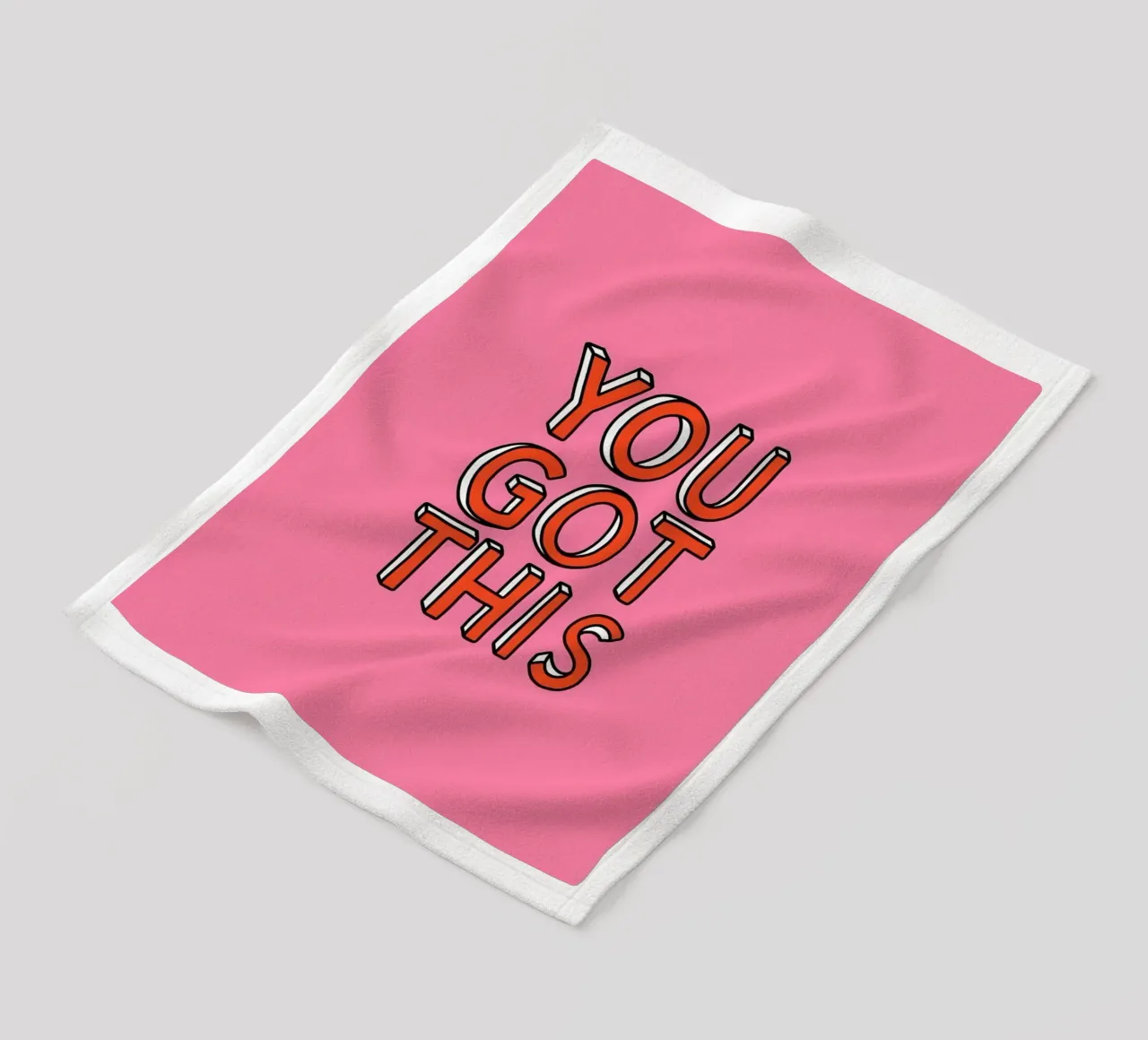 Mutmacher Fleecedecke von Studio Mooodz