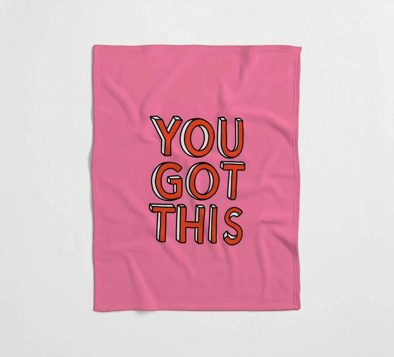 Mutmacher Fleecedecke von Studio Mooodz