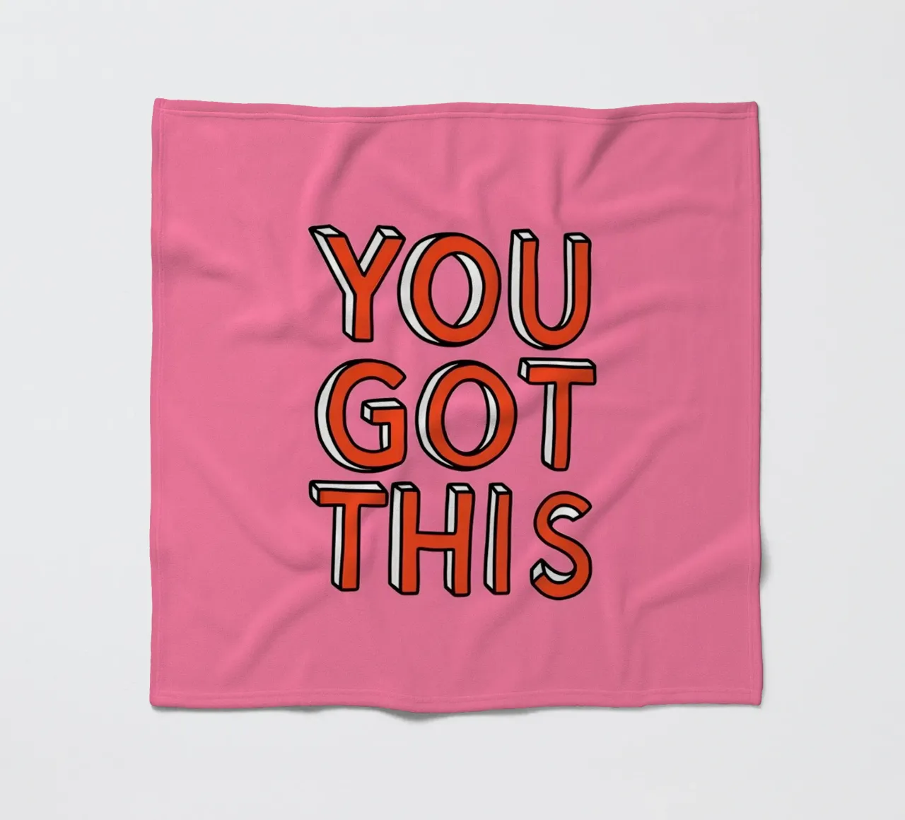 Mutmacher Fleecedecke von Studio Mooodz