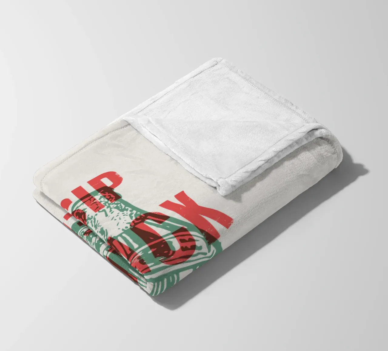 Nip achterover en ontspan fleecedeken van Vintagrafica