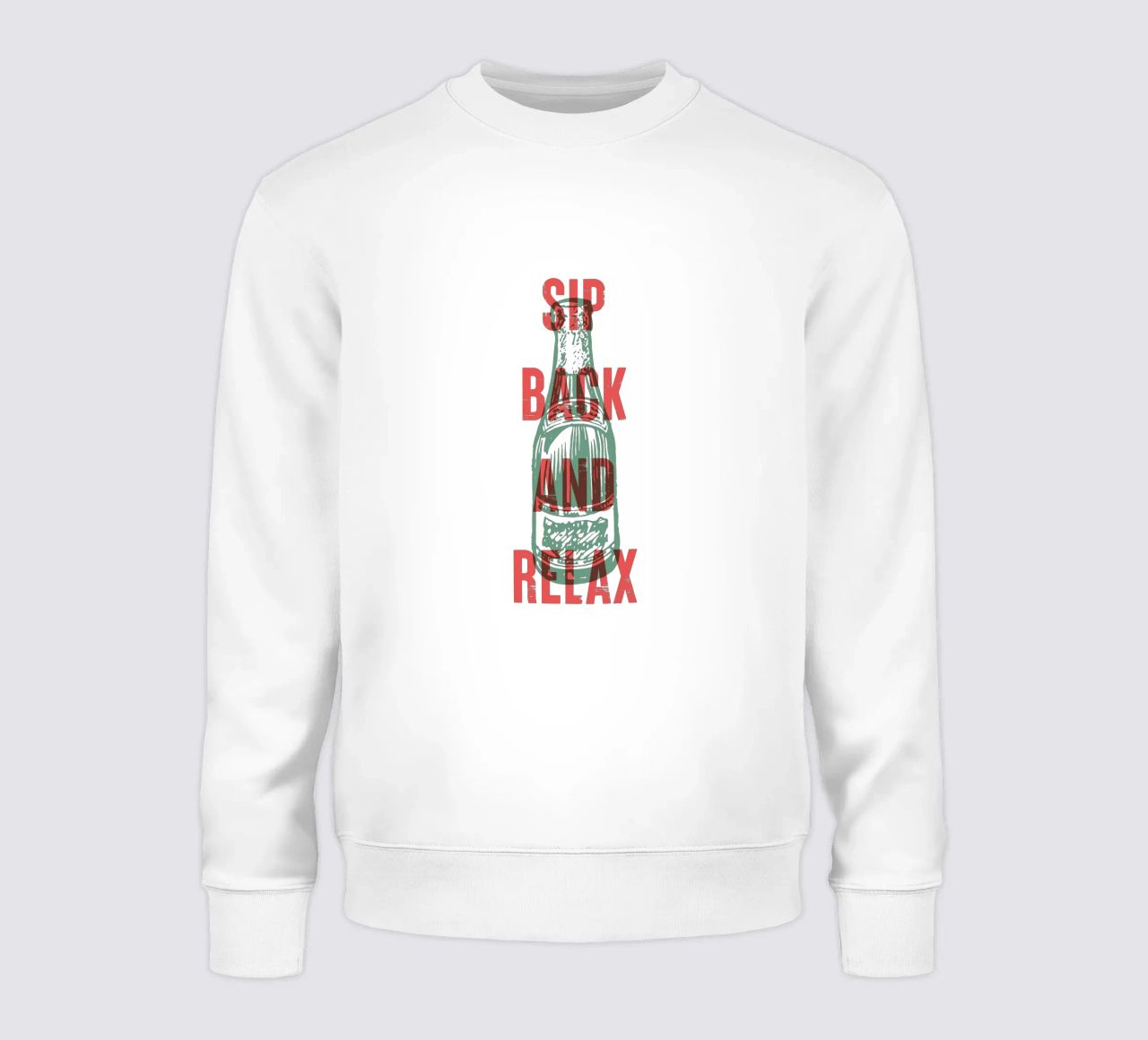 Nip achterover en ontspan sweatshirt van Vintagrafica