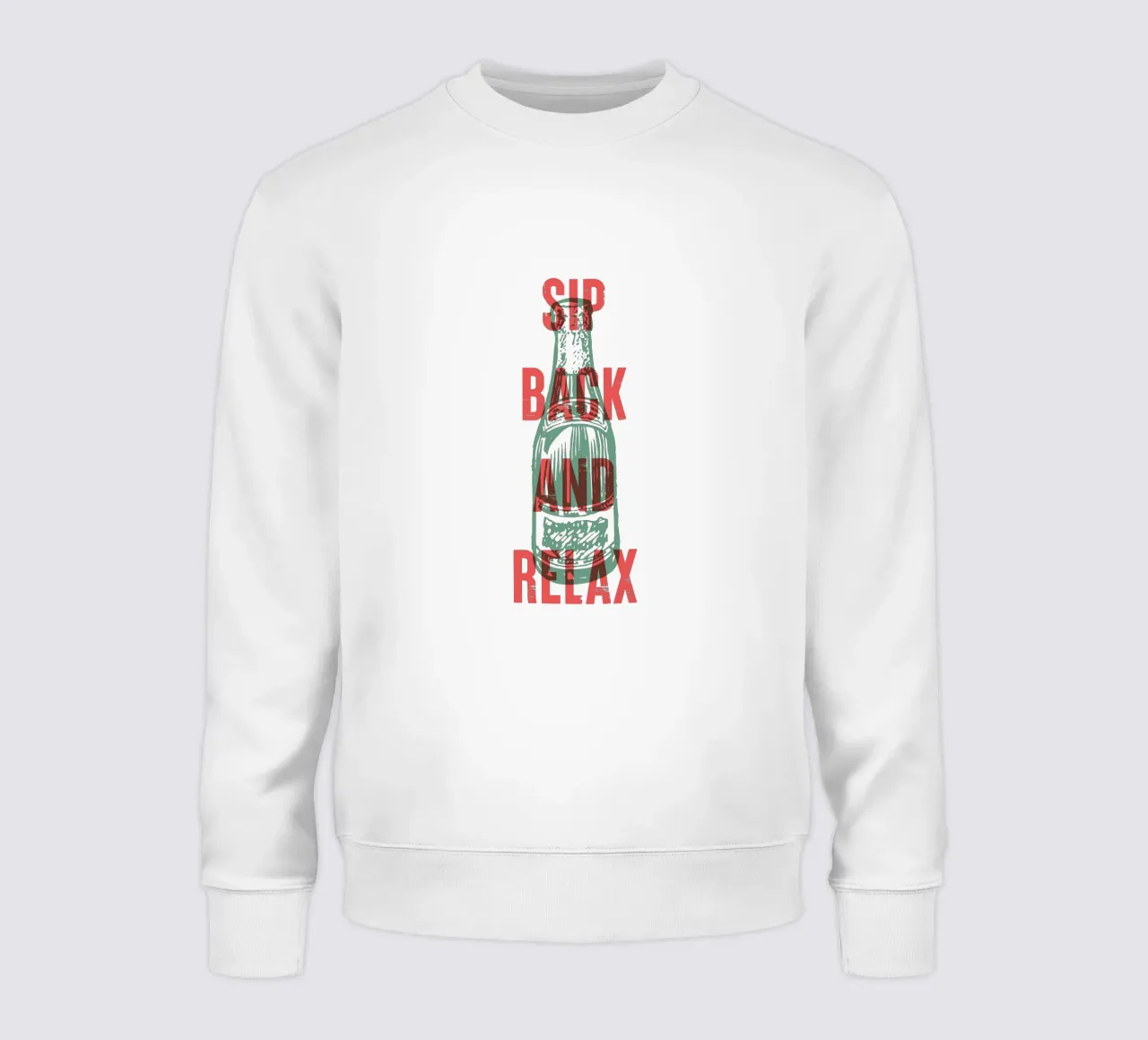 Nip achterover en ontspan sweatshirt van Vintagrafica
