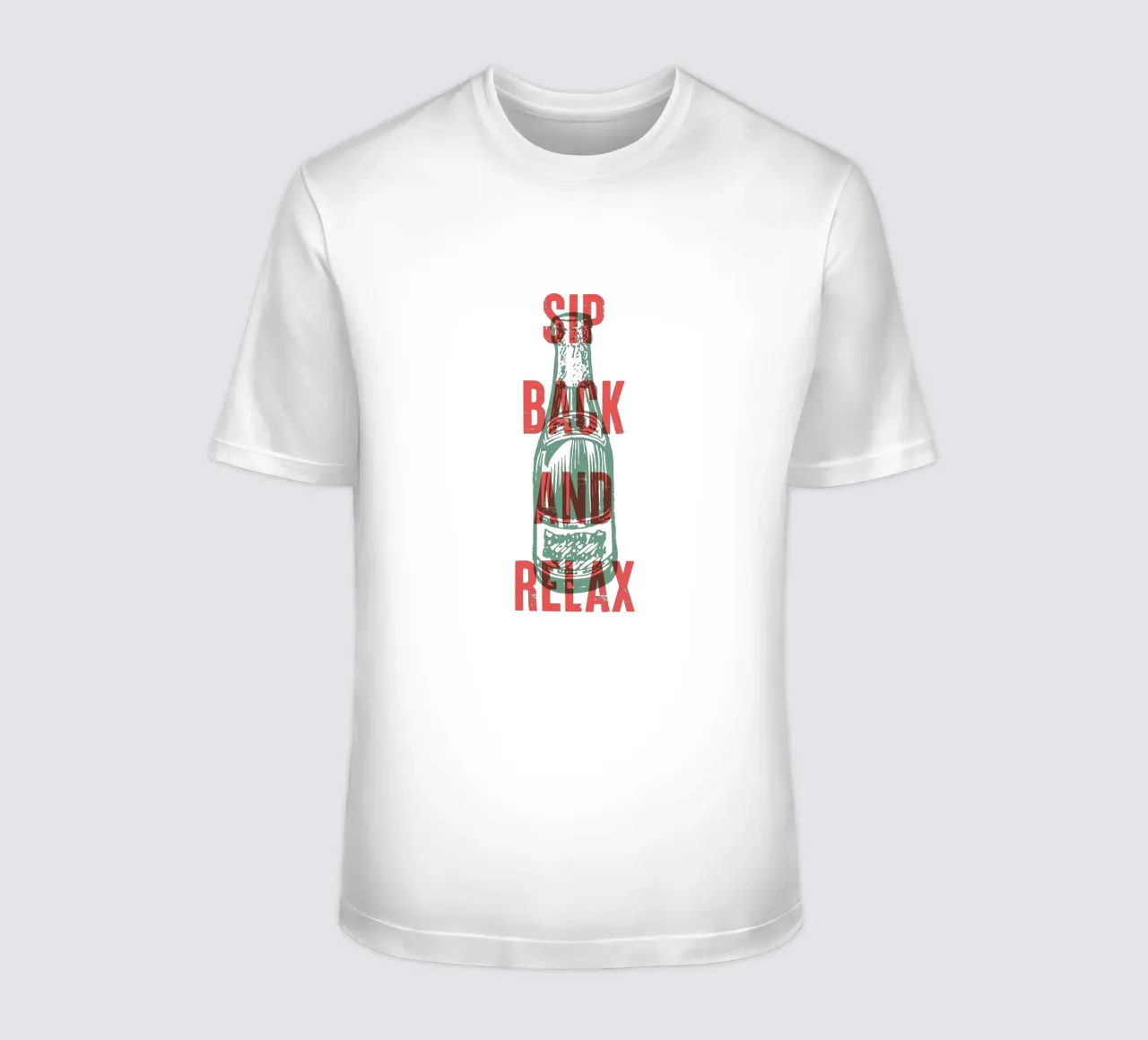 Sorseggiare e rilassarsi t-shirt da Vintagrafica