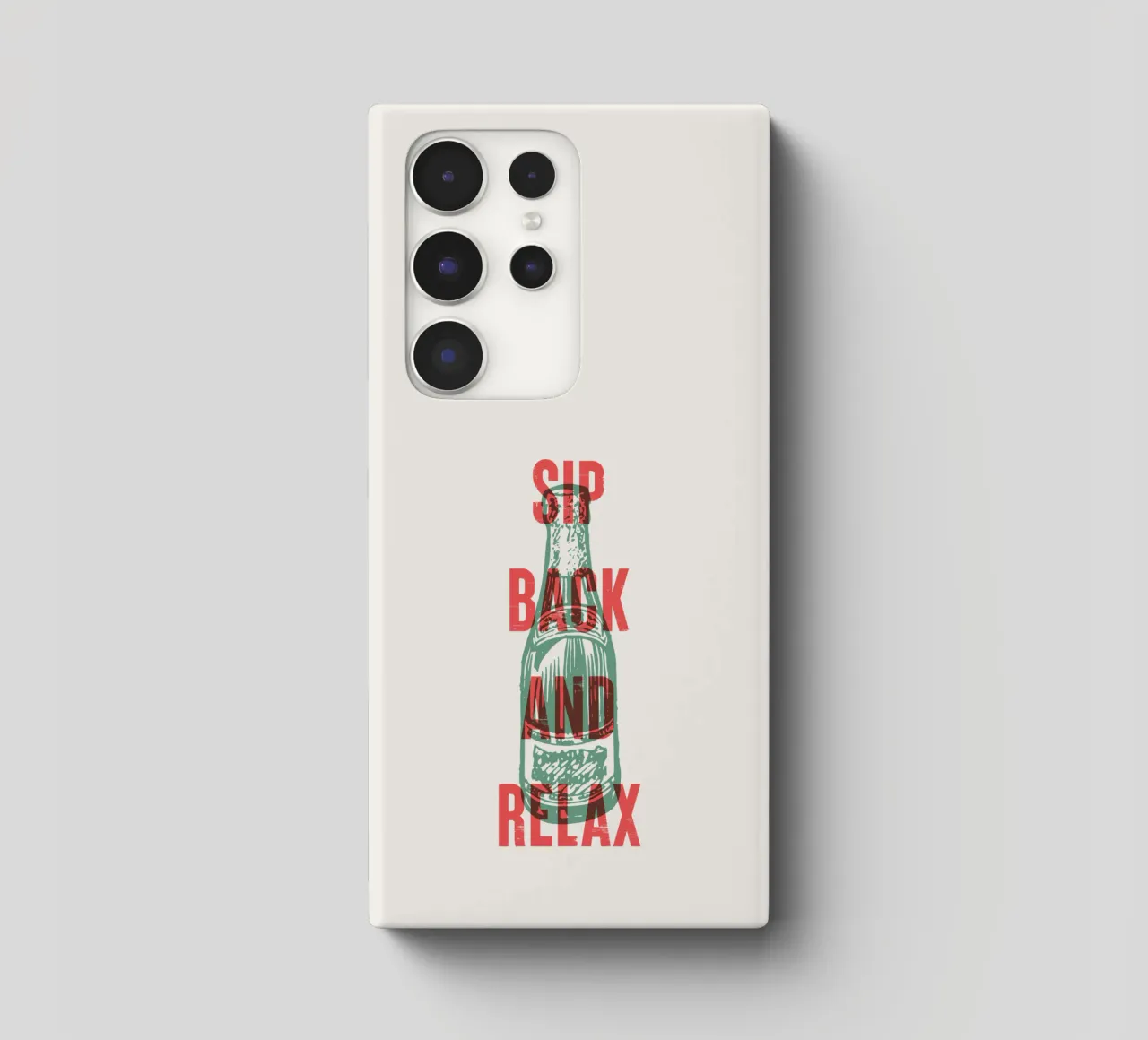 Nip achterover en ontspan samsung hoesje van Vintagrafica