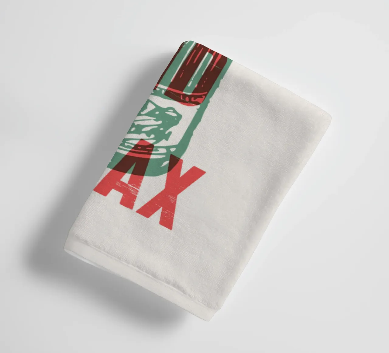 Nip achterover en ontspan badhanddoek van Vintagrafica