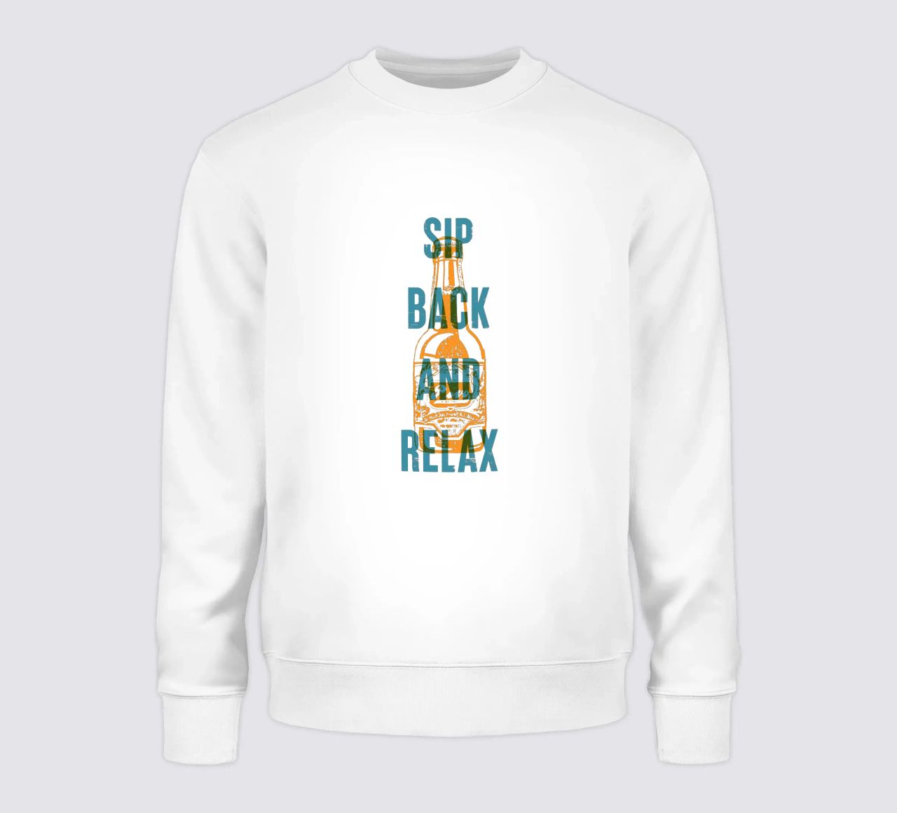 Nip achterover en ontspan sweatshirt van Vintagrafica