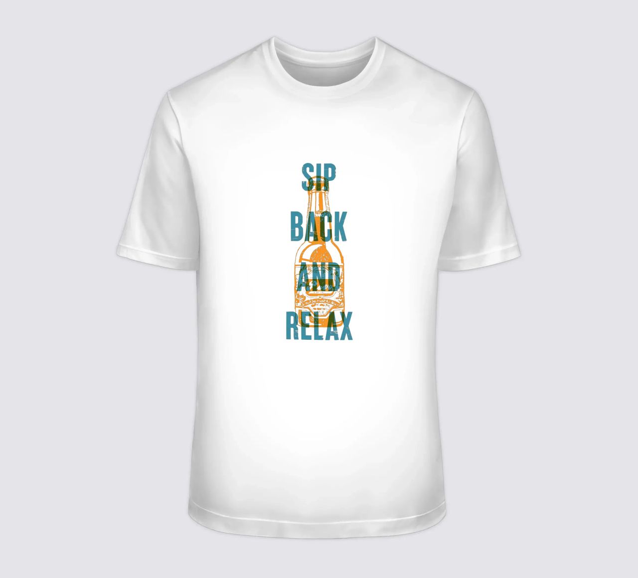 Sip back and relax t-shirt by Vintagrafica