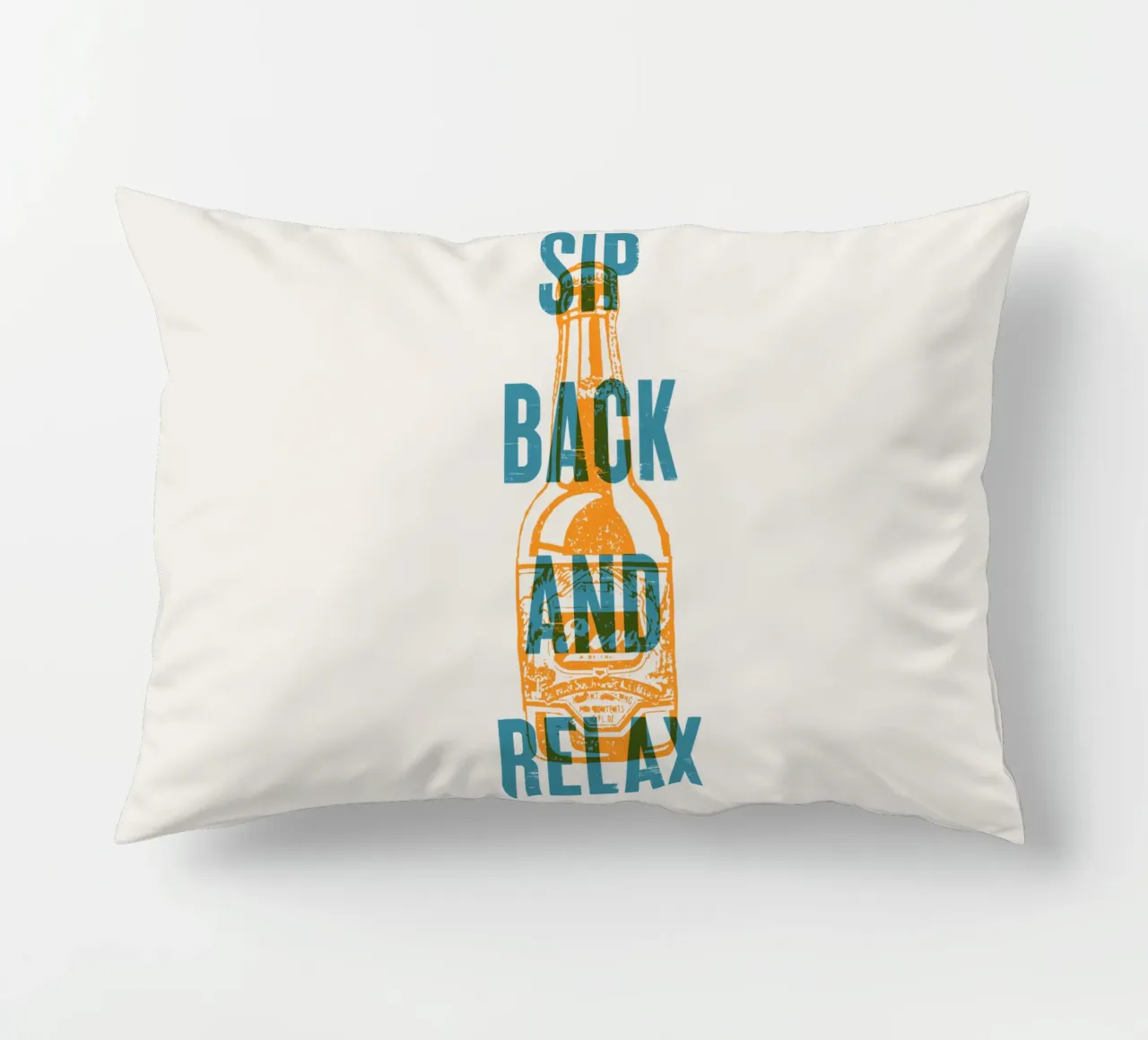 Nip achterover en ontspan kussen van Vintagrafica