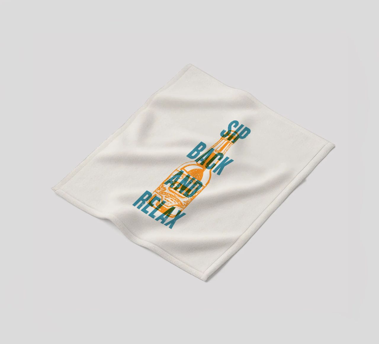 Nip achterover en ontspan fleecedeken van Vintagrafica