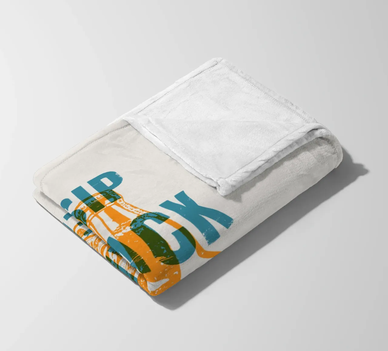 Nip achterover en ontspan fleecedeken van Vintagrafica