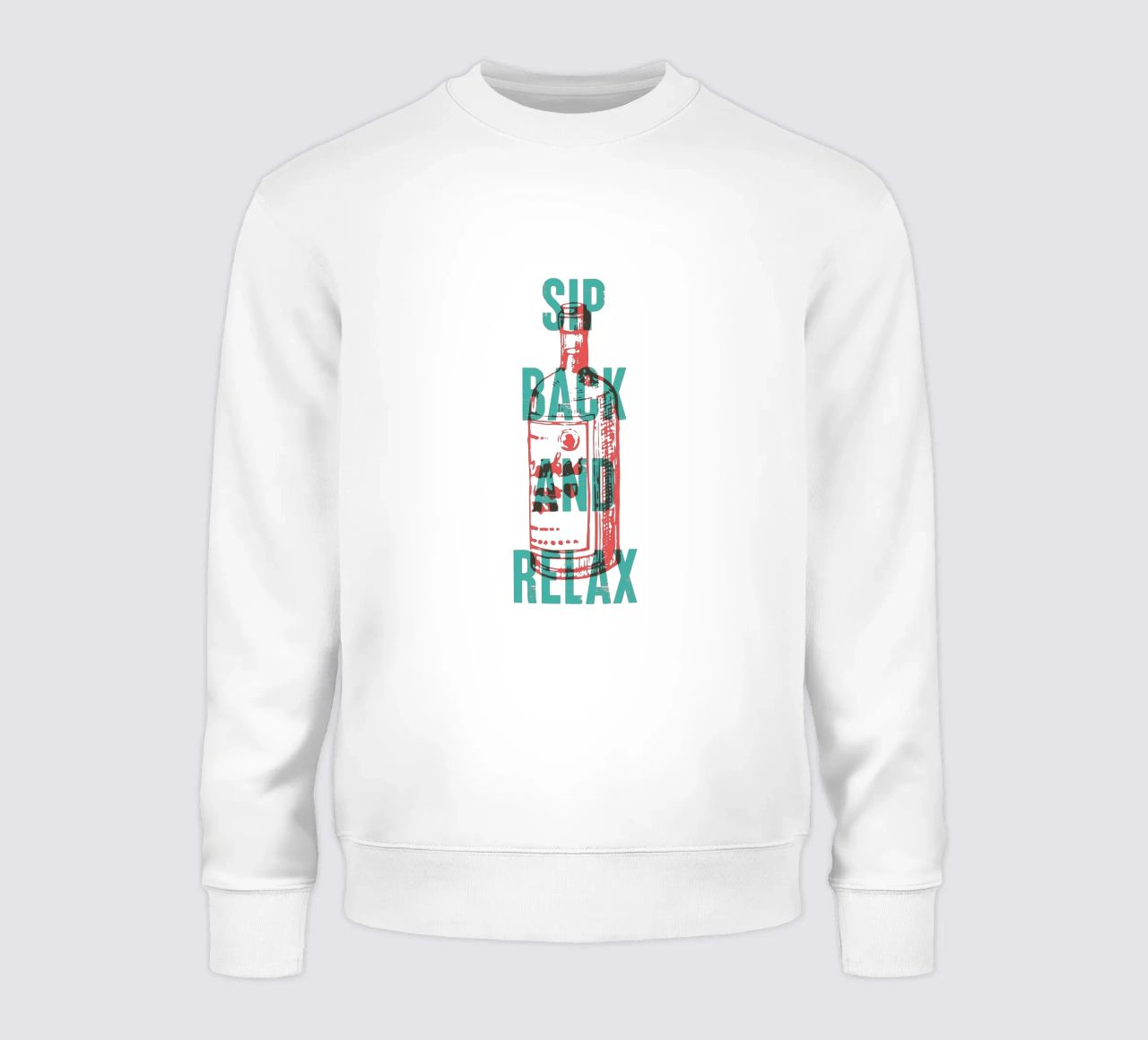 Nip achterover en ontspan sweatshirt van Vintagrafica