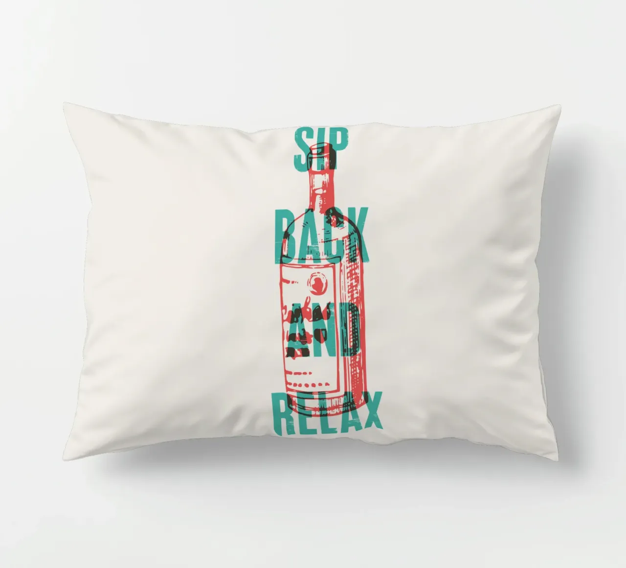 Nip achterover en ontspan kussen van Vintagrafica