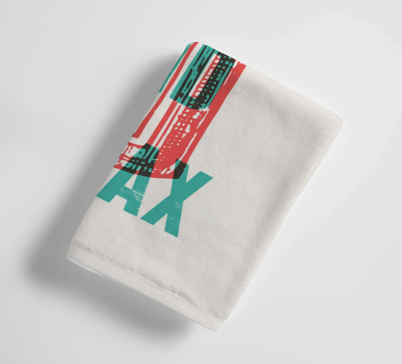 Nip achterover en ontspan badhanddoek van Vintagrafica