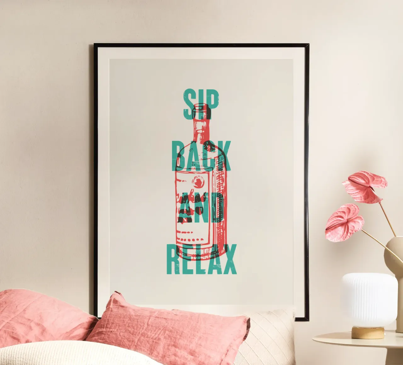 Zurücklehnen und entspannen Poster von Vintagrafica