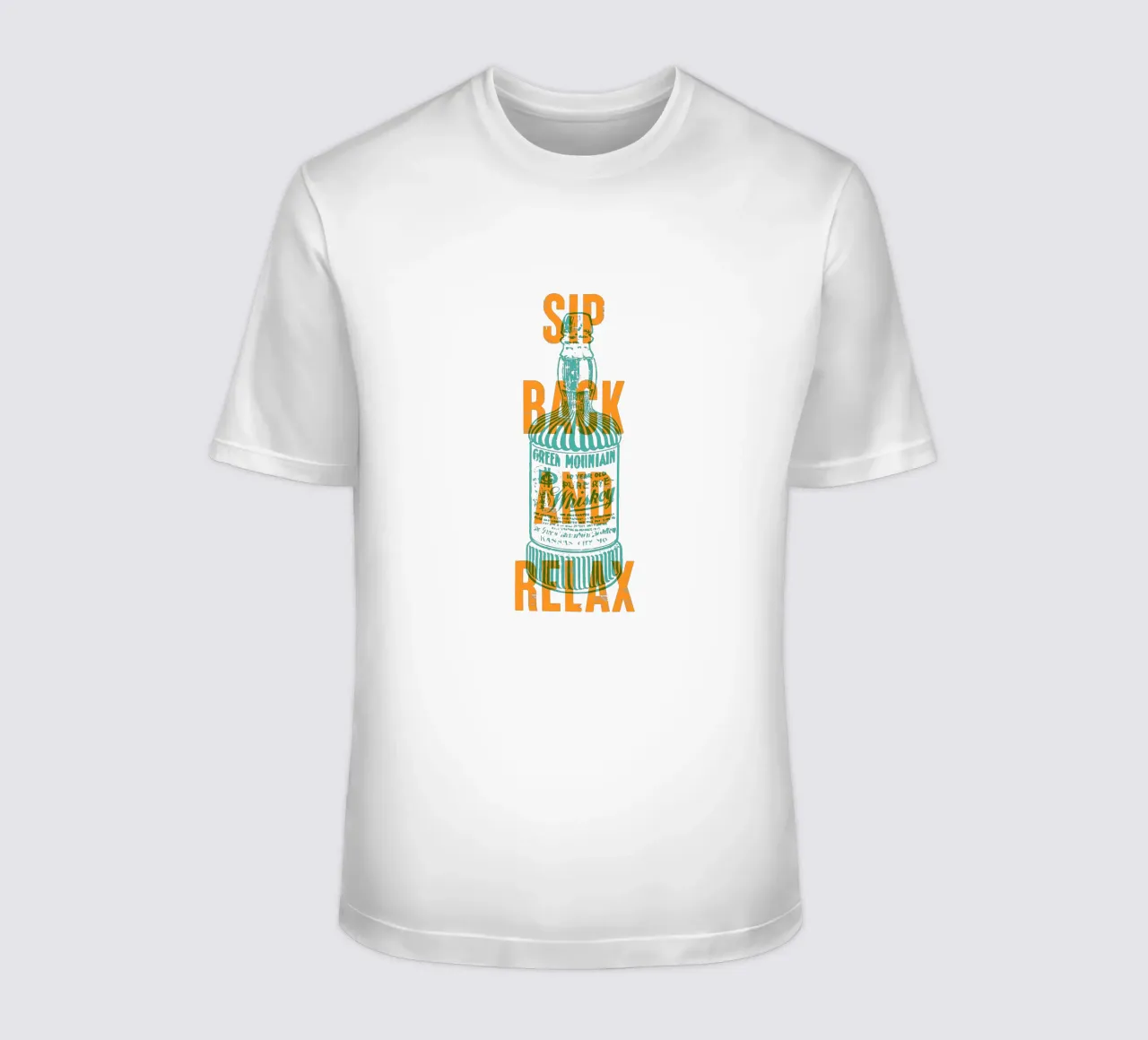 Nip achterover en ontspan t-shirt van Vintagrafica