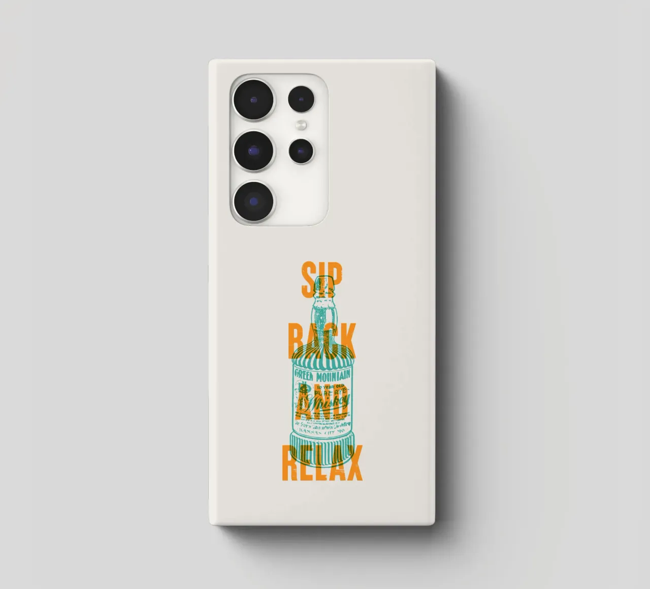 Nip achterover en ontspan samsung hoesje van Vintagrafica