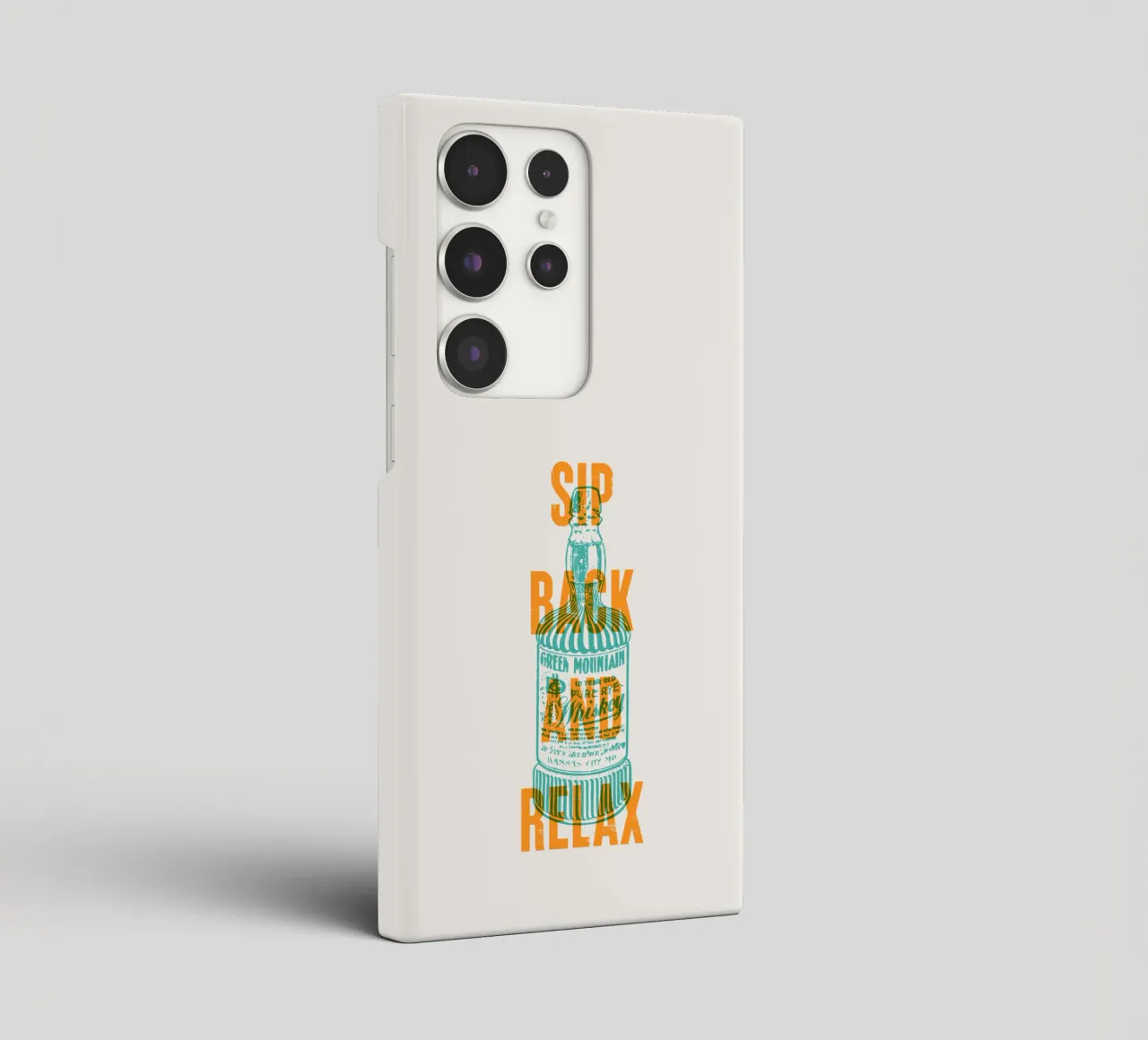 Nip achterover en ontspan samsung hoesje van Vintagrafica