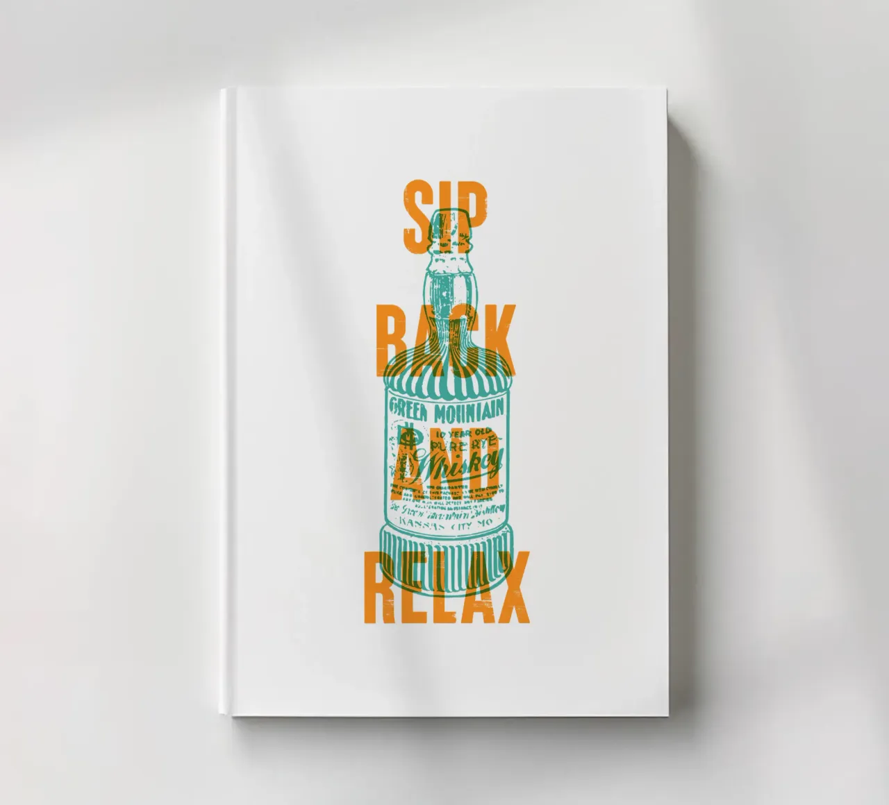Sip back and relax notebook by Vintagrafica