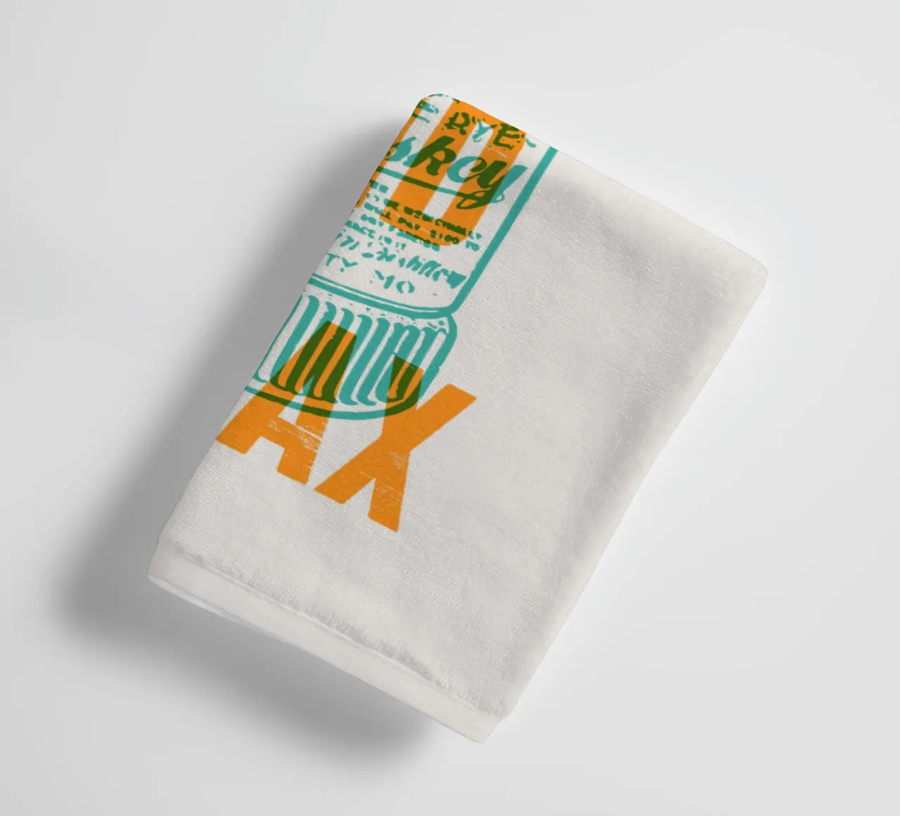 Nip achterover en ontspan badhanddoek van Vintagrafica