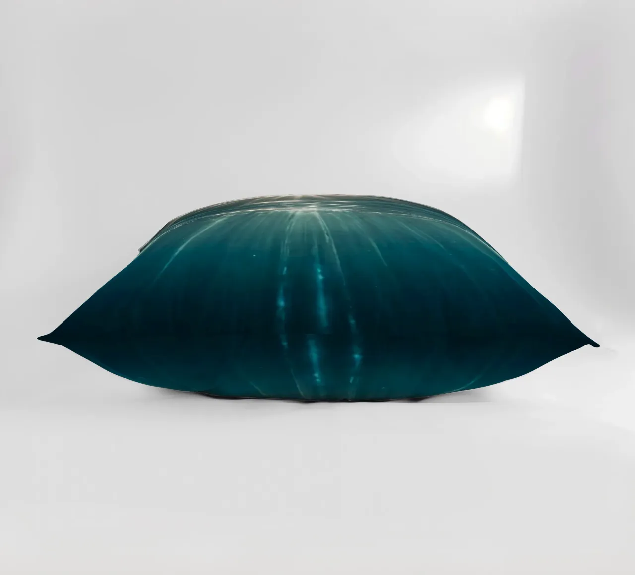 Sunlight streams through clear water mesmerizing pattern decorative cushion by DesignDoodle