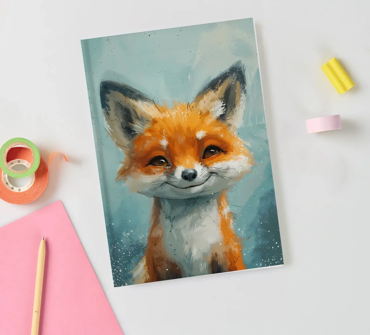 Sly Fox Grin notebook by Manh beo